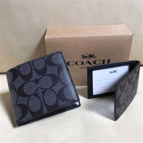 original coach wallet box|coach outlet men's wallet.